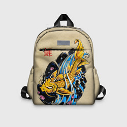 Детский рюкзак Золотая рыба кои, цвет: 3D-принт