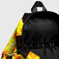 Детский рюкзак В ОГНЕ, цвет: 3D-принт — фото 2
