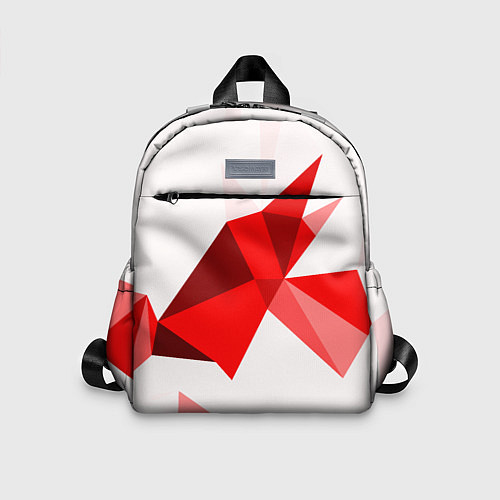 Детский рюкзак GEOMETRY RED / 3D-принт – фото 1