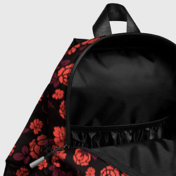Детский рюкзак Самурай в розах, цвет: 3D-принт — фото 2