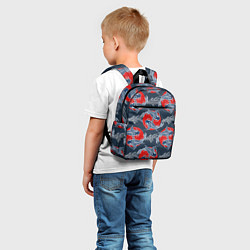 Детский рюкзак Japanese carp, цвет: 3D-принт — фото 2