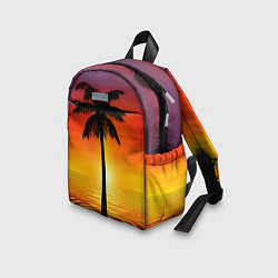 Детский рюкзак ТРОПИЧЕСКИЕ ПАЛЬМЫ, цвет: 3D-принт — фото 2