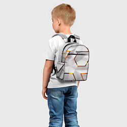 Детский рюкзак 3D абстракция Iron, цвет: 3D-принт — фото 2