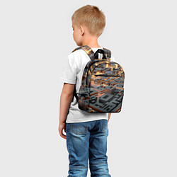 Детский рюкзак 3D абстрактная схема, цвет: 3D-принт — фото 2