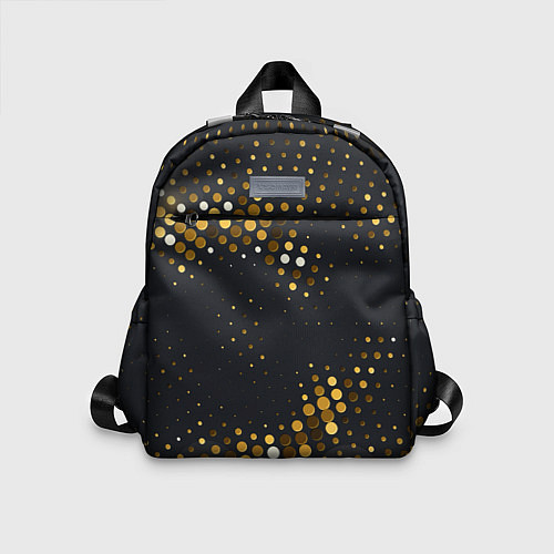 Детский рюкзак Black gold / 3D-принт – фото 1
