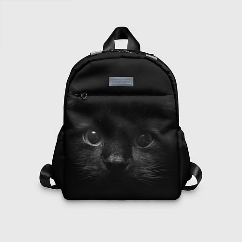 Детский рюкзак Чёрный кот / 3D-принт – фото 1