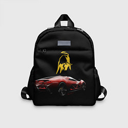 Детский рюкзак Lamborghini - motorsport, цвет: 3D-принт