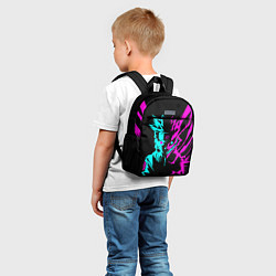 Детский рюкзак НЕОН НАРУТО цвета 3D-принт — фото 2