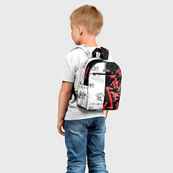 Детский рюкзак Японские надписи, цвет: 3D-принт — фото 2
