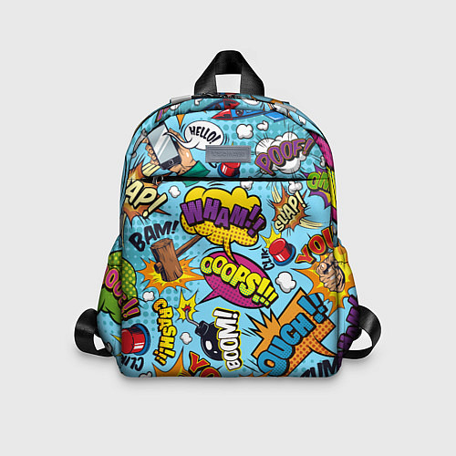 Детский рюкзак Pop art comics / 3D-принт – фото 1