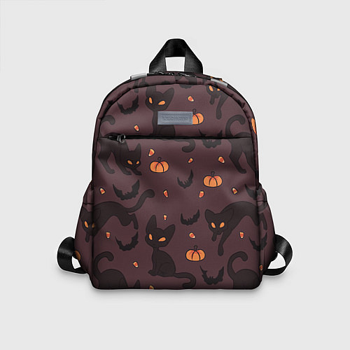 Детский рюкзак Хэллоуиновский кот / 3D-принт – фото 1