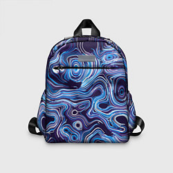 Детский рюкзак Синие линии, цвет: 3D-принт