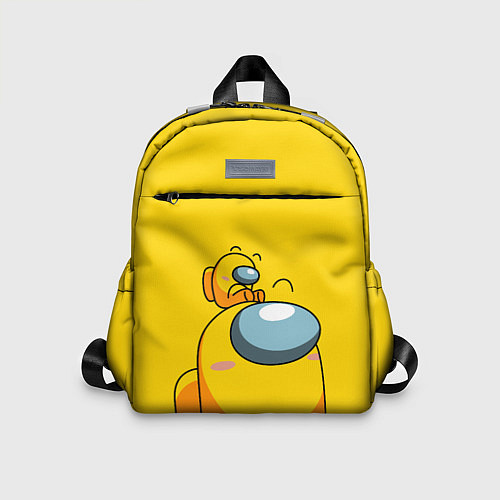 Детский рюкзак AMONG US YELLOW / 3D-принт – фото 1