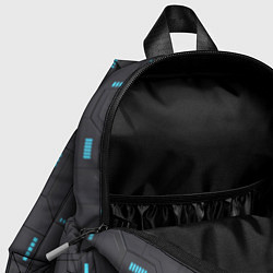 Детский рюкзак Супер броня Тёмная, цвет: 3D-принт — фото 2
