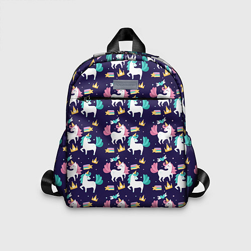 Детский рюкзак Unicorn pattern / 3D-принт – фото 1
