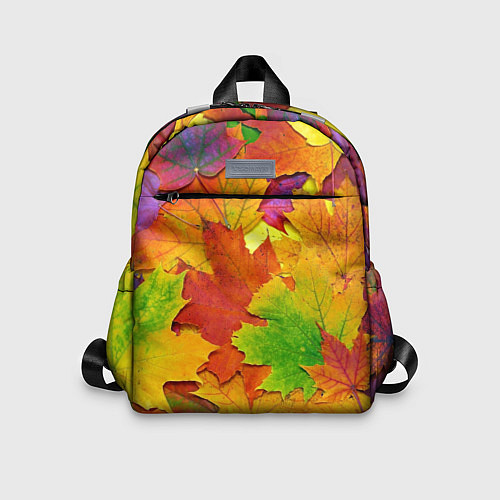 Детский рюкзак Осенние листья / 3D-принт – фото 1