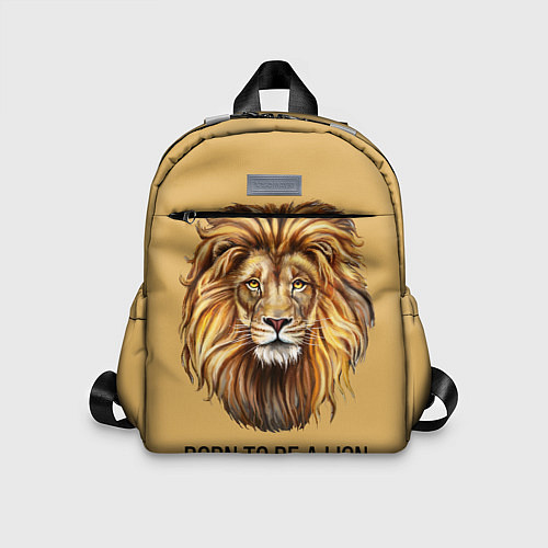 Детский рюкзак Рождённый быть львом / 3D-принт – фото 1