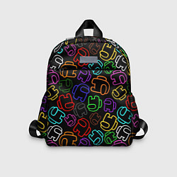 Детский рюкзак AMONG US NEON, цвет: 3D-принт