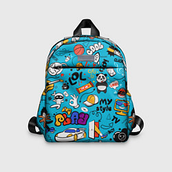 Детский рюкзак Детское граффити, цвет: 3D-принт
