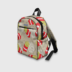 Детский рюкзак Фастфуд - Картошка фри, цвет: 3D-принт — фото 2