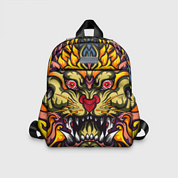 Детский рюкзак Абстракция тигр, цвет: 3D-принт