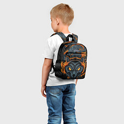 Детский рюкзак Волк и дракон, цвет: 3D-принт — фото 2