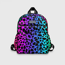 Детский рюкзак Неоновый градиент, цвет: 3D-принт