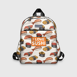 Детский рюкзак I love sushi Я люблю суши