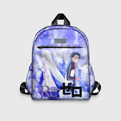 Детский рюкзак Эмилия и Субару, цвет: 3D-принт