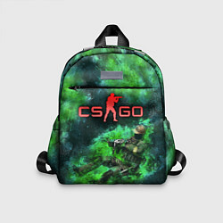 Детский рюкзак CS GO Green rage, цвет: 3D-принт