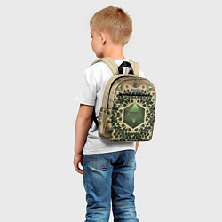 Детский рюкзак Средневековый ДнД паттерн, цвет: 3D-принт — фото 2