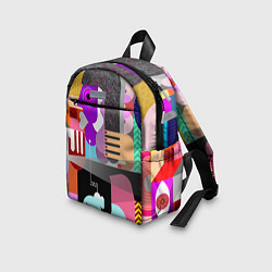 Детский рюкзак Геометрия лиц, цвет: 3D-принт — фото 2