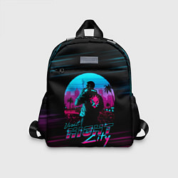 Детский рюкзак Cyberpunk 2077 NIGHT CITY, цвет: 3D-принт