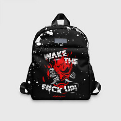 Детский рюкзак WAKE THE F CK UP!, цвет: 3D-принт