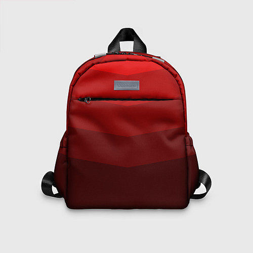 Детский рюкзак Красный Градиент / 3D-принт – фото 1