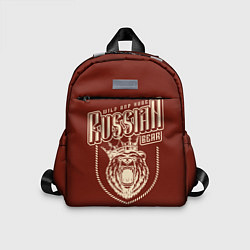 Детский рюкзак Русский медведь в короне, цвет: 3D-принт