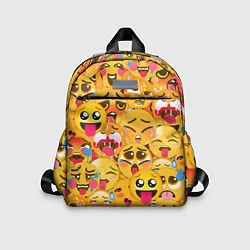 Детский рюкзак AHEGAO EMOJI, цвет: 3D-принт