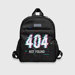 Детский рюкзак Глитч 404, цвет: 3D-принт