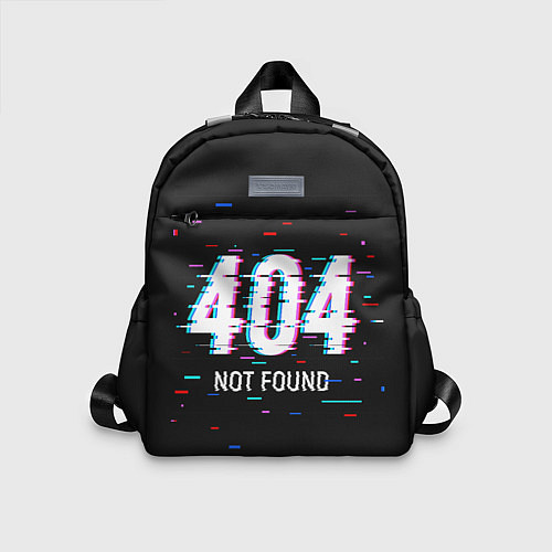 Детский рюкзак Глитч 404 / 3D-принт – фото 1