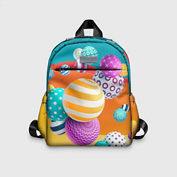 Детский рюкзак Мячики, цвет: 3D-принт