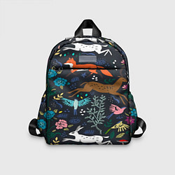 Детский рюкзак Звери и Природа, цвет: 3D-принт