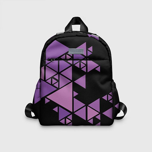 Детский рюкзак Треугольники / 3D-принт – фото 1