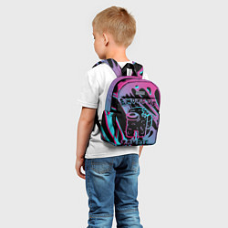 Детский рюкзак Among Us Neon Zombie, цвет: 3D-принт — фото 2