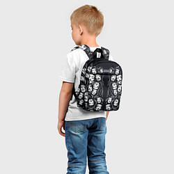 Детский рюкзак Анонимусы надбисиси линии, цвет: 3D-принт — фото 2