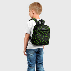 Детский рюкзак Огуречный паттерн, цвет: 3D-принт — фото 2