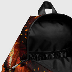Детский рюкзак Valheim Викинг в огне, цвет: 3D-принт — фото 2