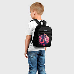 Детский рюкзак Вишневый Самурай, цвет: 3D-принт — фото 2