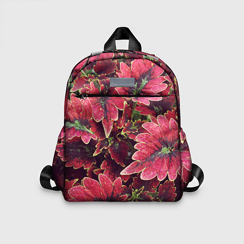 Детский рюкзак Красные листья / 3D-принт – фото 1