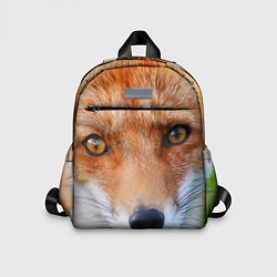 Детский рюкзак Крупно мордочка лисы, цвет: 3D-принт