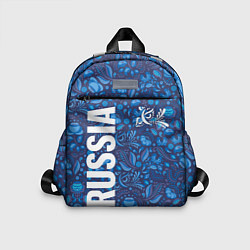 Детский рюкзак ФОРМА СБОРНОЙ РОССИИ ГЖЕЛЬ, цвет: 3D-принт